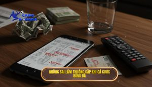 những sai lầm thường gặp khi cá cược bóng đá