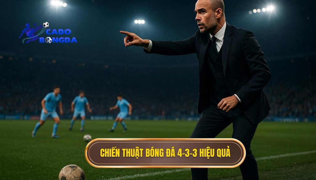 Chiến thuật bóng đá 4-3-3 hiệu quả