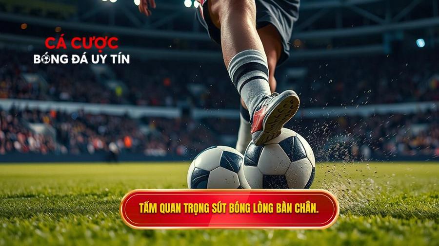 Tại sao kỹ thuật sút bóng bằng lòng bàn chân phải lại quan trọng