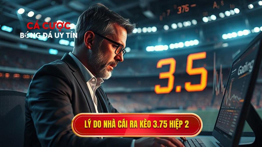 Tại sao nhà cái lại đưa ra tỷ lệ 3.75 trong hiệp 2?