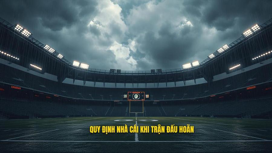 Quy định chung của các nhà cái về trận đấu bị hoãn