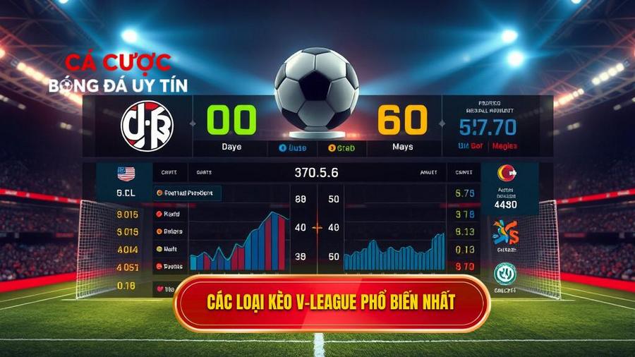 Các loại kèo phổ biến trong Bảng kèo V-League mới nhất