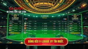 Bảng kèo V-League mới nhất