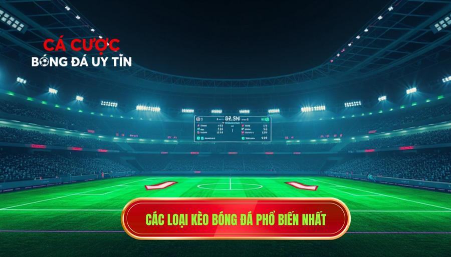 Các loại kèo bóng đá phổ biến nhất
